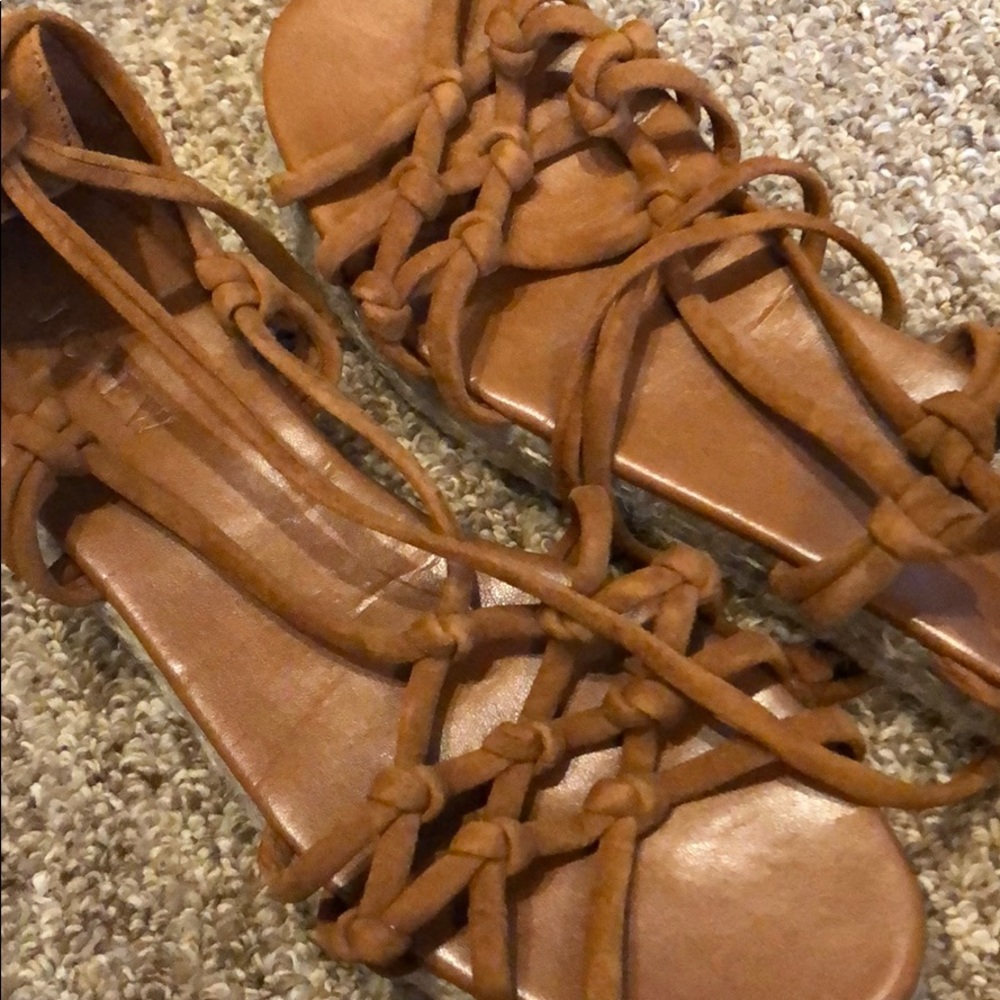 Jcrew lace up espadrille flatforms